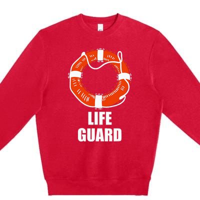 Lifebuoy Lifeguard Swimming Float Premium Crewneck Sweatshirt