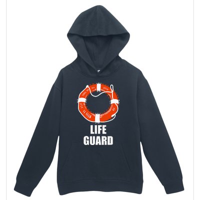 Lifebuoy Lifeguard Swimming Float Urban Pullover Hoodie