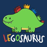 Legosaurus Legos Saurus Cooling Performance Long Sleeve Crew