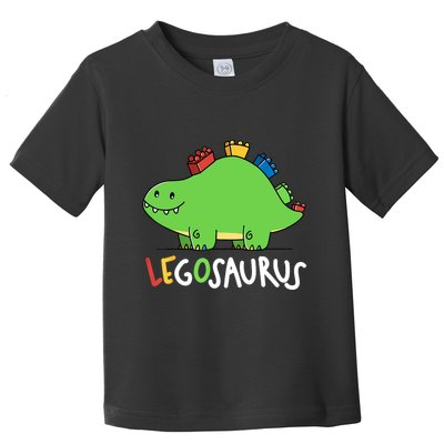 Legosaurus Legos Saurus Toddler T-Shirt