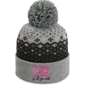 Love Leopard Skin Graphic Cute Gift The Baniff Cuffed Pom Beanie