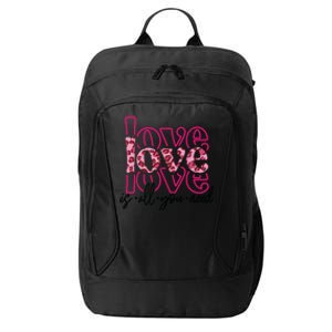 Love Leopard Skin Graphic Cute Gift City Backpack