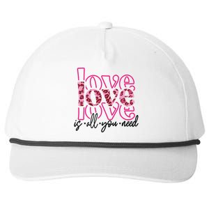 Love Leopard Skin Graphic Cute Gift Snapback Five-Panel Rope Hat