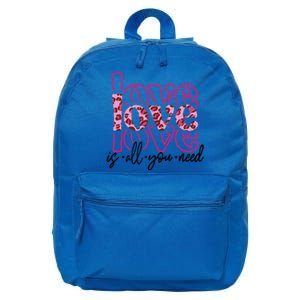 Love Leopard Skin Graphic Cute Gift 16 in Basic Backpack