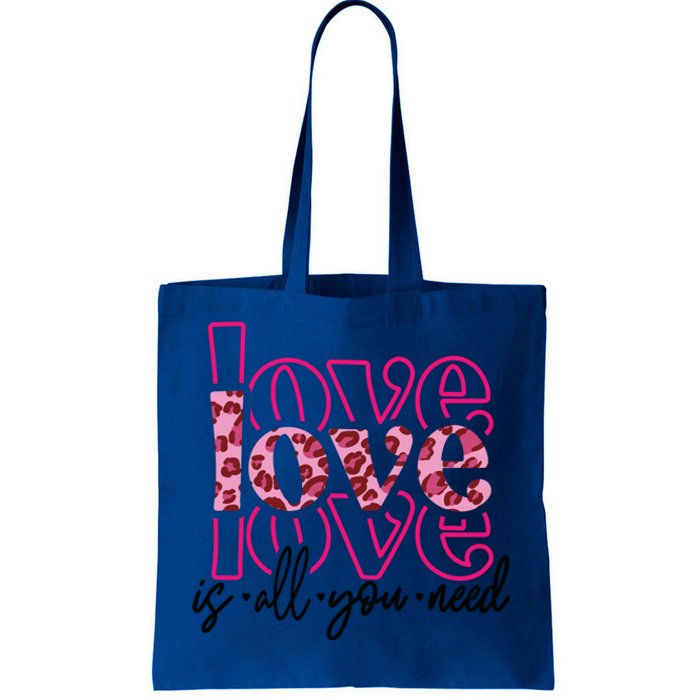 Love Leopard Skin Graphic Cute Gift Tote Bag