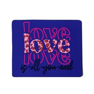 Love Leopard Skin Graphic Cute Gift Mousepad