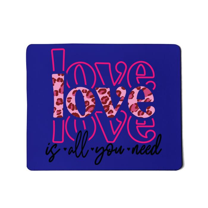 Love Leopard Skin Graphic Cute Gift Mousepad