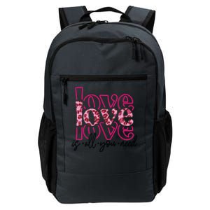 Love Leopard Skin Graphic Cute Gift Daily Commute Backpack