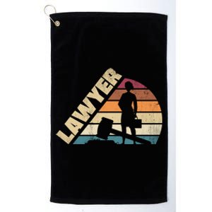 Lawyer Law Student Gift Platinum Collection Golf Towel