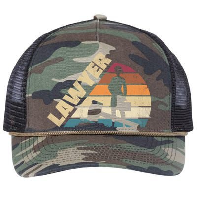 Lawyer Law Student Gift Retro Rope Trucker Hat Cap