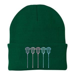 Lacrosse Lacrosse Sticks Woman Knit Cap Winter Beanie