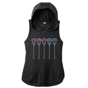 Lacrosse Lacrosse Sticks Woman Ladies PosiCharge Tri-Blend Wicking Draft Hoodie Tank