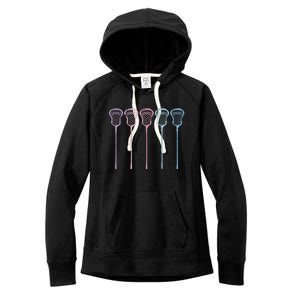 Lacrosse Lacrosse Sticks Woman Women's Fleece Hoodie