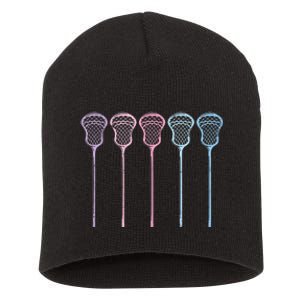 Lacrosse Lacrosse Sticks Woman Short Acrylic Beanie