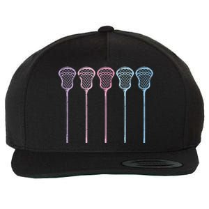 Lacrosse Lacrosse Sticks Woman Wool Snapback Cap