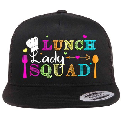 Lunch Lady Squad Cafeteria Worker Teacher Appreciation Flatbill Hat
