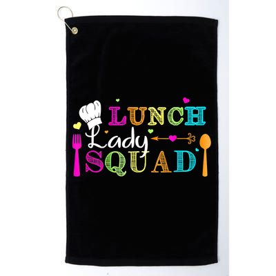 Lunch Lady Squad Cafeteria Worker Teacher Appreciation Golf Towel