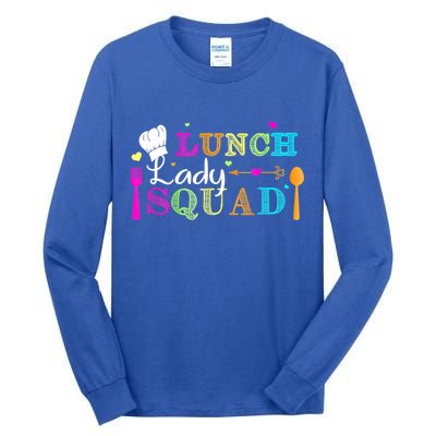 Lunch Lady Squad Cafeteria Worker Teacher Appreciation Tall Long Sleeve T-Shirt