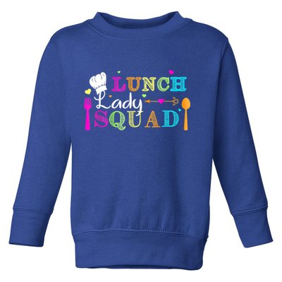 Lunch Lady Squad Cafeteria Worker Teacher Appreciation Toddler Sweatshirt