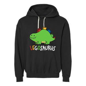 Legosaurus Legos Saurus Garment-Dyed Fleece Hoodie