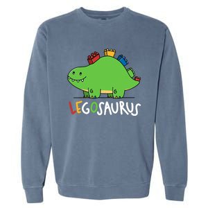 Legosaurus Legos Saurus Garment-Dyed Sweatshirt