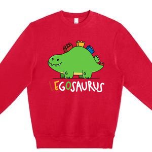 Legosaurus Legos Saurus Premium Crewneck Sweatshirt