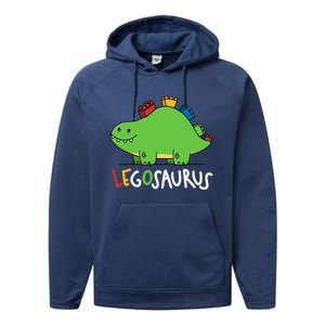 Legosaurus Legos Saurus Performance Fleece Hoodie