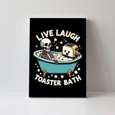 Live Laugh Toaster Bath Canvas