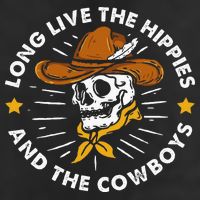 Long Live The Hippies And The Cowboys 25L Jumbo Tote