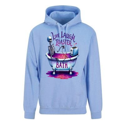 Live Laugh Toaster Bath Unisex Surf Hoodie