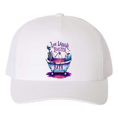 Live Laugh Toaster Bath Yupoong Adult 5-Panel Trucker Hat