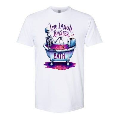 Live Laugh Toaster Bath Softstyle CVC T-Shirt