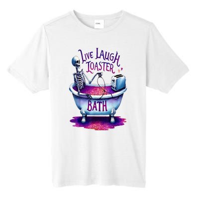 Live Laugh Toaster Bath Tall Fusion ChromaSoft Performance T-Shirt