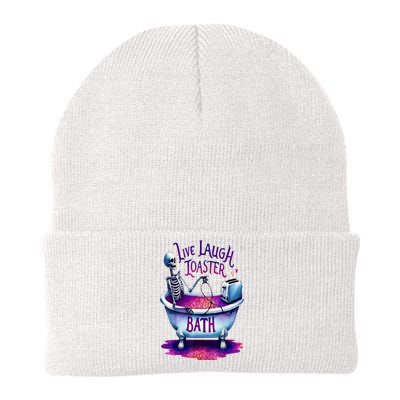 Live Laugh Toaster Bath Knit Cap Winter Beanie