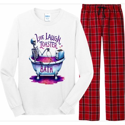 Live Laugh Toaster Bath Long Sleeve Pajama Set