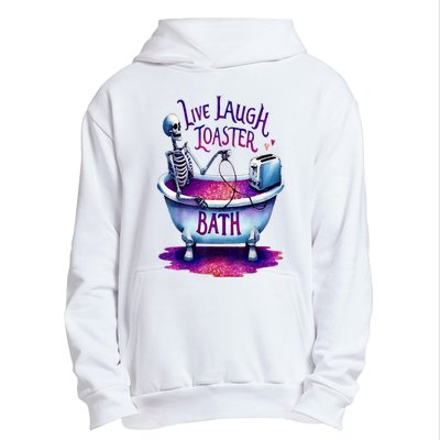 Live Laugh Toaster Bath Urban Pullover Hoodie