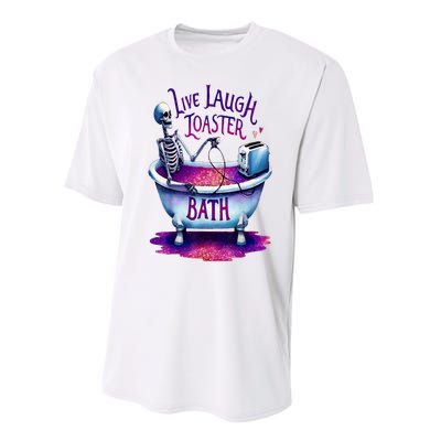 Live Laugh Toaster Bath Performance Sprint T-Shirt