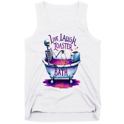 Live Laugh Toaster Bath Tank Top