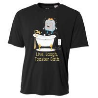 Mandatoryfunday Live Laugh Toaster Bath Cooling Performance Crew T-Shirt