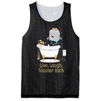 Mandatoryfunday Live Laugh Toaster Bath Mesh Reversible Basketball Jersey Tank