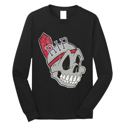 Long Live The Chief Distressed Cleveland Baseball Long Sleeve Shirt