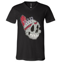 Long Live The Chief Distressed Cleveland Baseball V-Neck T-Shirt