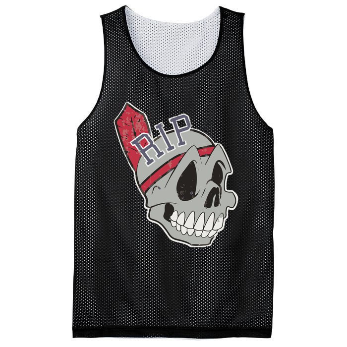 Long Live The Chief Distressed Cleveland Baseball Mesh Reversible Basketball Jersey Tank