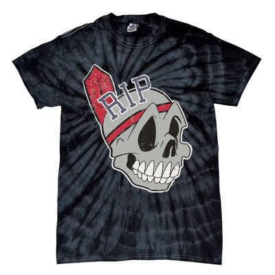 Long Live The Chief Distressed Cleveland Baseball Tie-Dye T-Shirt