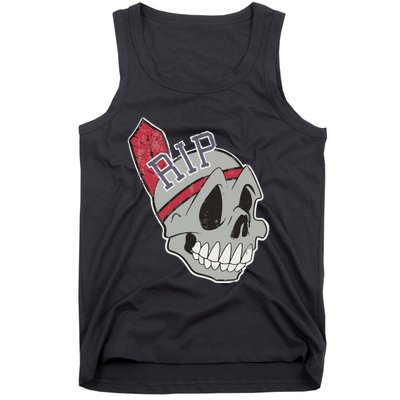 Long Live The Chief Distressed Cleveland Baseball Tank Top