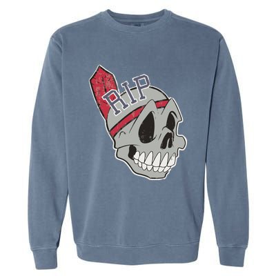 Long Live The Chief Distressed Cleveland Baseball Garment-Dyed Sweatshirt