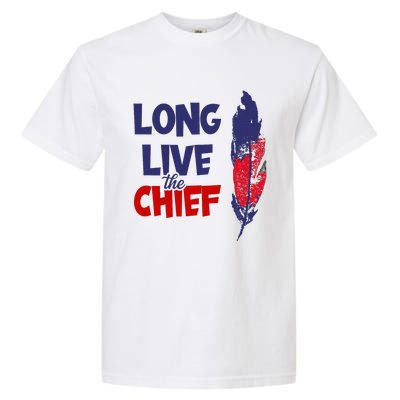 Long Live The Chief Wahoo Cleveland Baseball Garment-Dyed Heavyweight T-Shirt