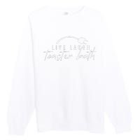 live laugh toaster bath Premium Crewneck Sweatshirt