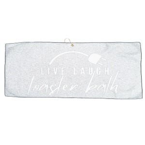 live laugh toaster bath Large Microfiber Waffle Golf Towel