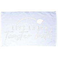 live laugh toaster bath Microfiber Hand Towel